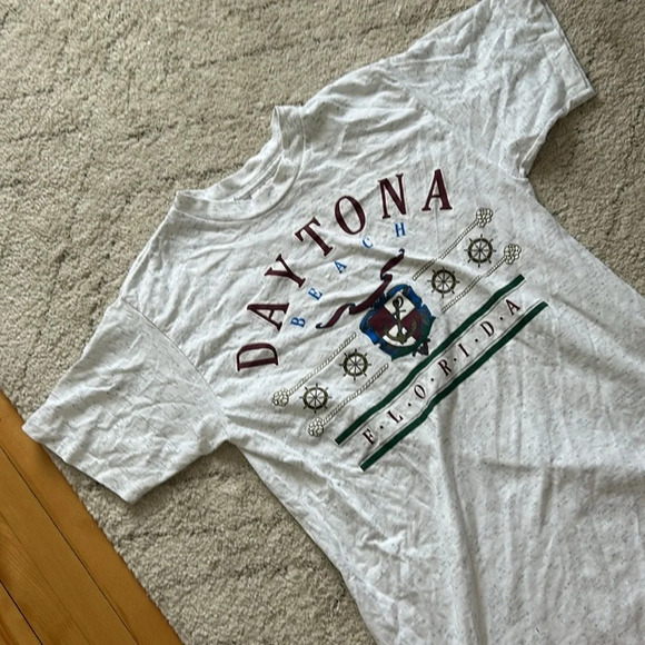 Vintage Daytona Beach single stitch cotton t-shirt, size large, made in USA - Picture 4 of 7